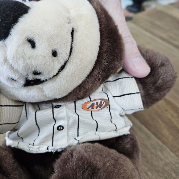 Vintage A&W Root Beer Great Root Bear Teddy Bear Mascot Plush Toy 2003 - Picture 10 of 13